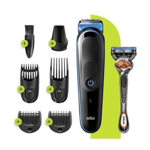 Braun MGK 3245 Rechargeable Grooming Kit 7in1 + Gillette Fusion ProGlide Razor