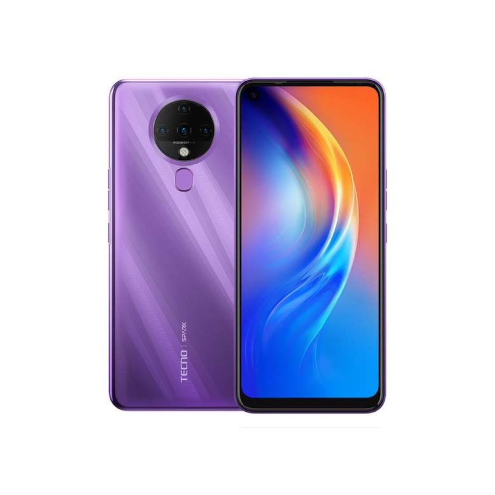 Tecno Spark 6 4GB/128GB 6.8'' Mobile Phone Purple