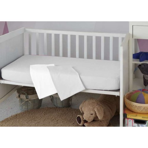 Brillant Baby Elastic Combed Cotton Linen White 70x140 cm