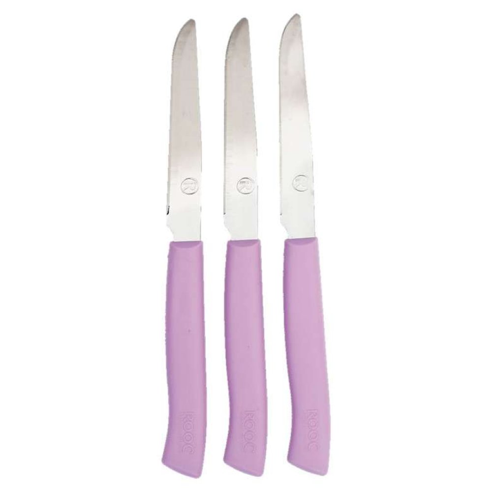Rooc Colored Knife 3 Pack Dried Rose