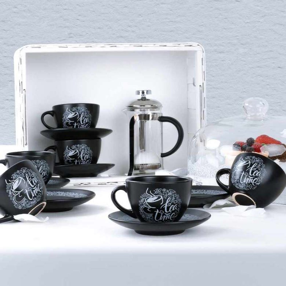 Keramika Vintage House Tea Set 12 Pieces for 6 Persons