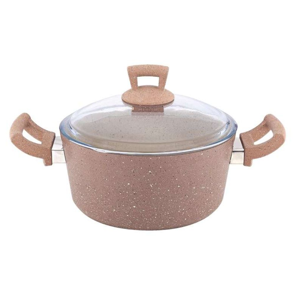 Hascevher Ezme Granite Pot 24 Cm Brown
