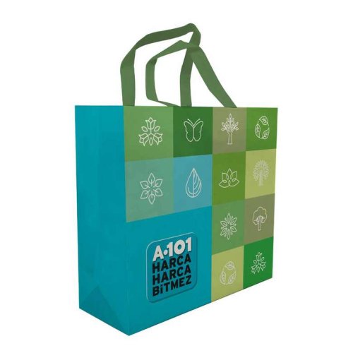 Shopping Bag 40x39x15 Cm Blue