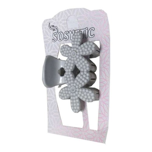 Velvet and Latch Buckle Gray