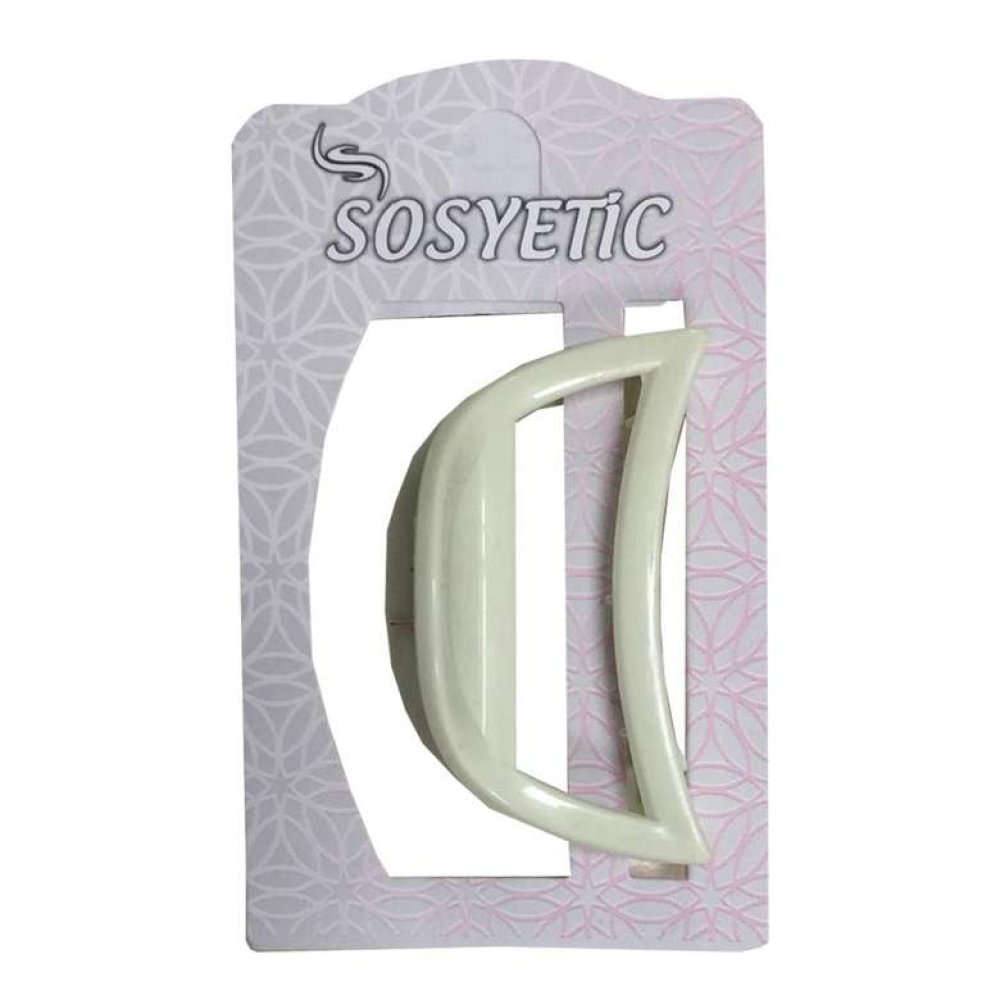 Velvet and Latch Buckle Off-White