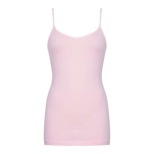 Silk & Blue Women's Strap Tank Top Pink