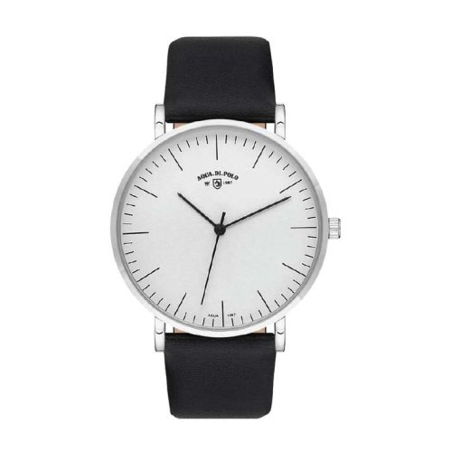 Aqua Di Polo Women's Wristwatch Silver Black