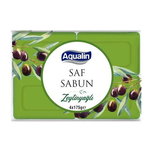 Aqualin Solid Soap with Olive Oil 4x175 G