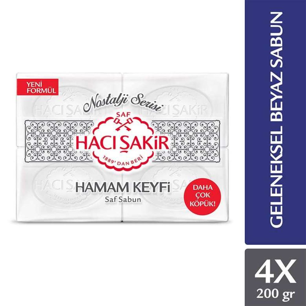 Hacı Şakir Soap Bath 4X200 G