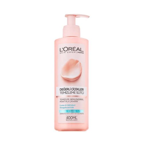 L'Oreal Paris Precious Flowers Facial Cleansing Milk Dry & Sensitive Skin 400 Ml