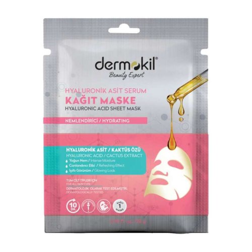 Dermokil Hyaluronic Acid Serum Paper Mask