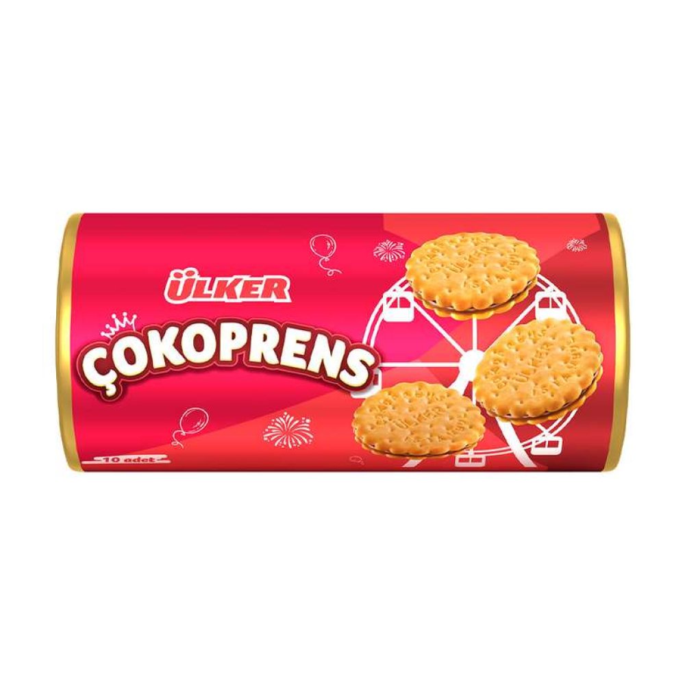 Çokoprens Biscuit Chocolate Cream Sandwich 10X30 G