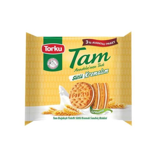 Torku Whole Milk Cream Biscuits 3X83 G
