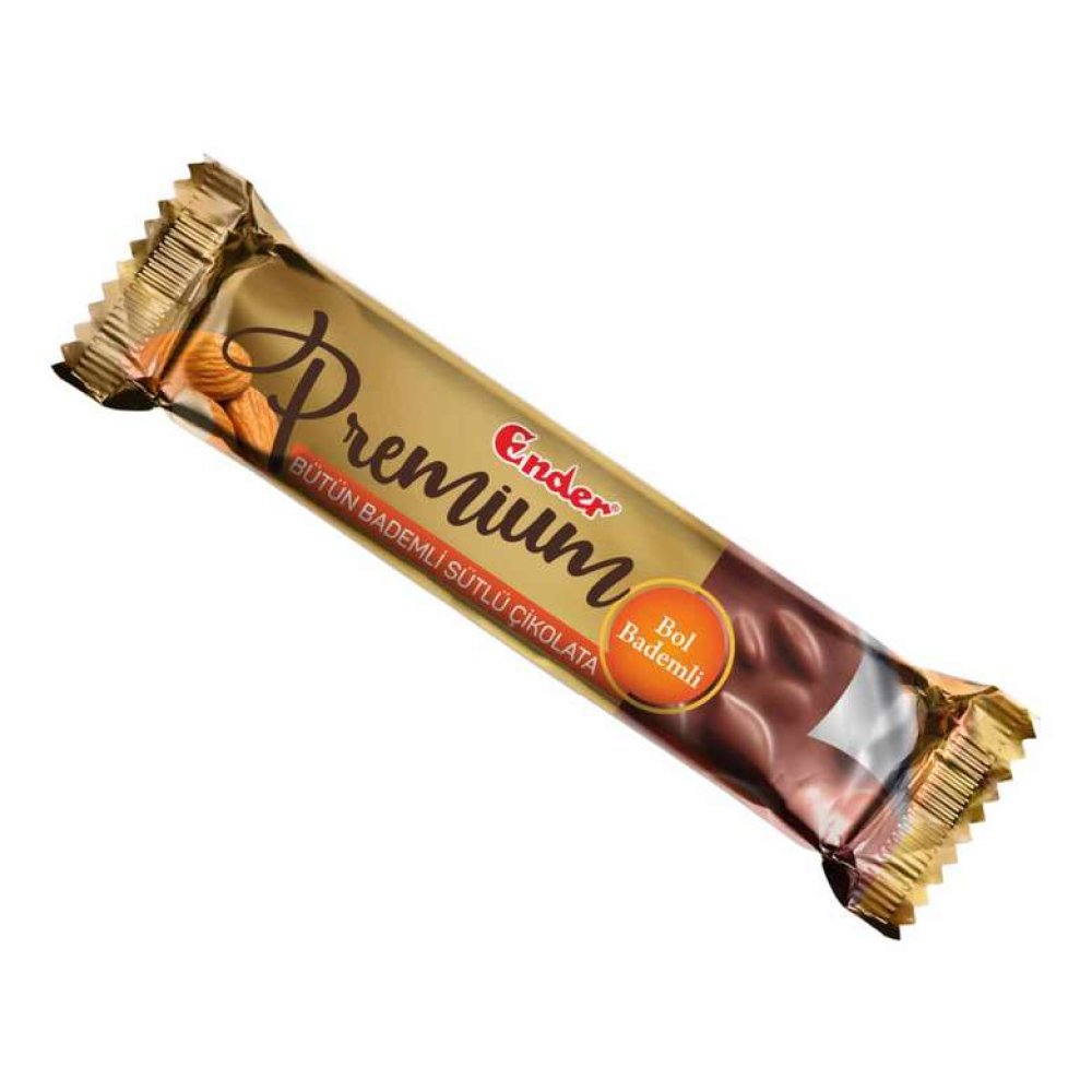 Ender Premium Chocolate with Whole Almond 75 G