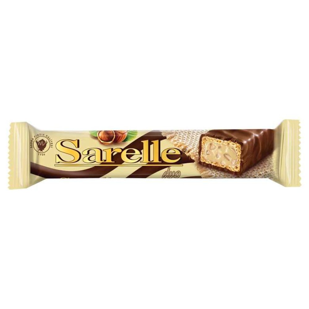 Sarelle Duo Chocolate Hazelnut Cream Wafer 33 G