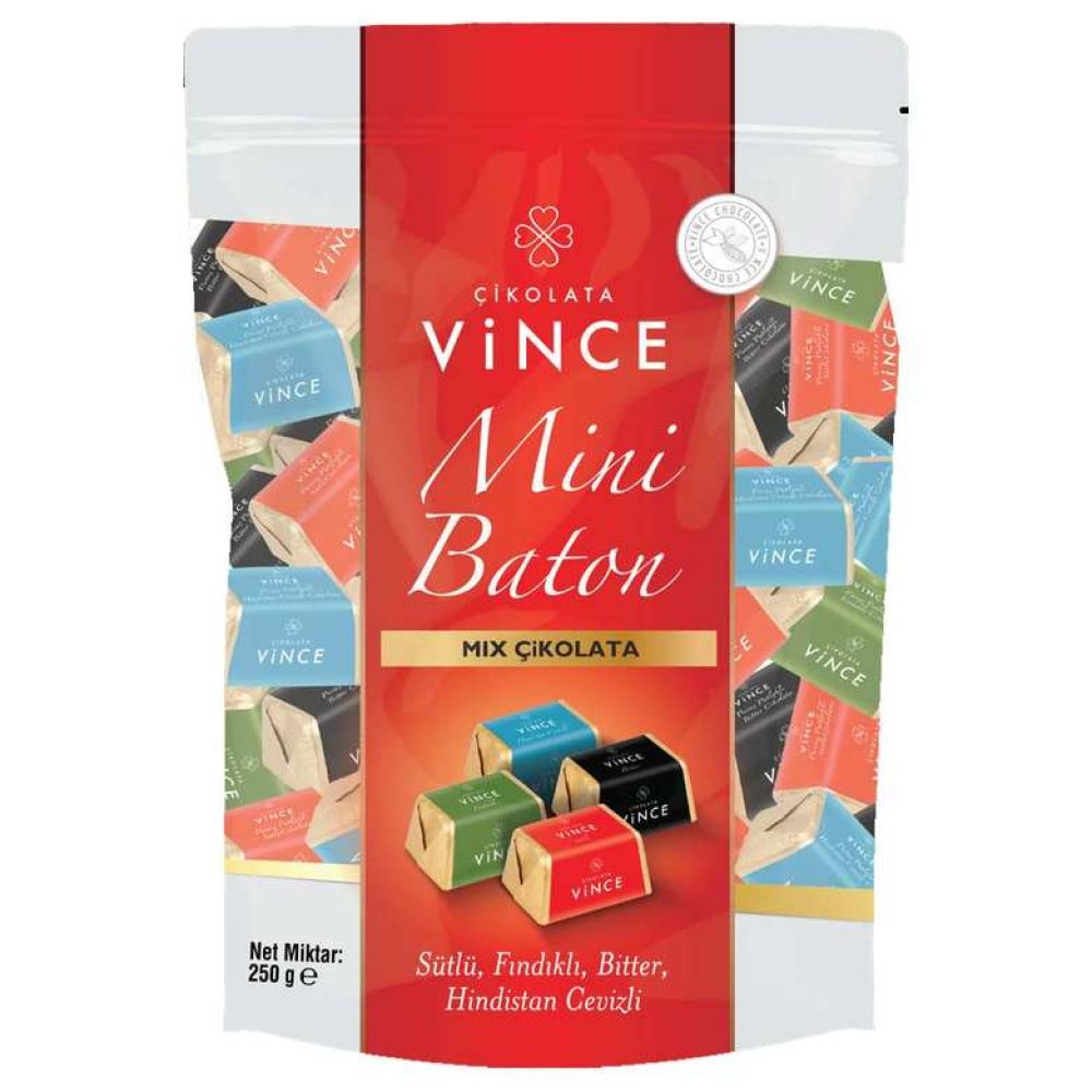 Vince Chocolate Mini Baton Mix 250 G