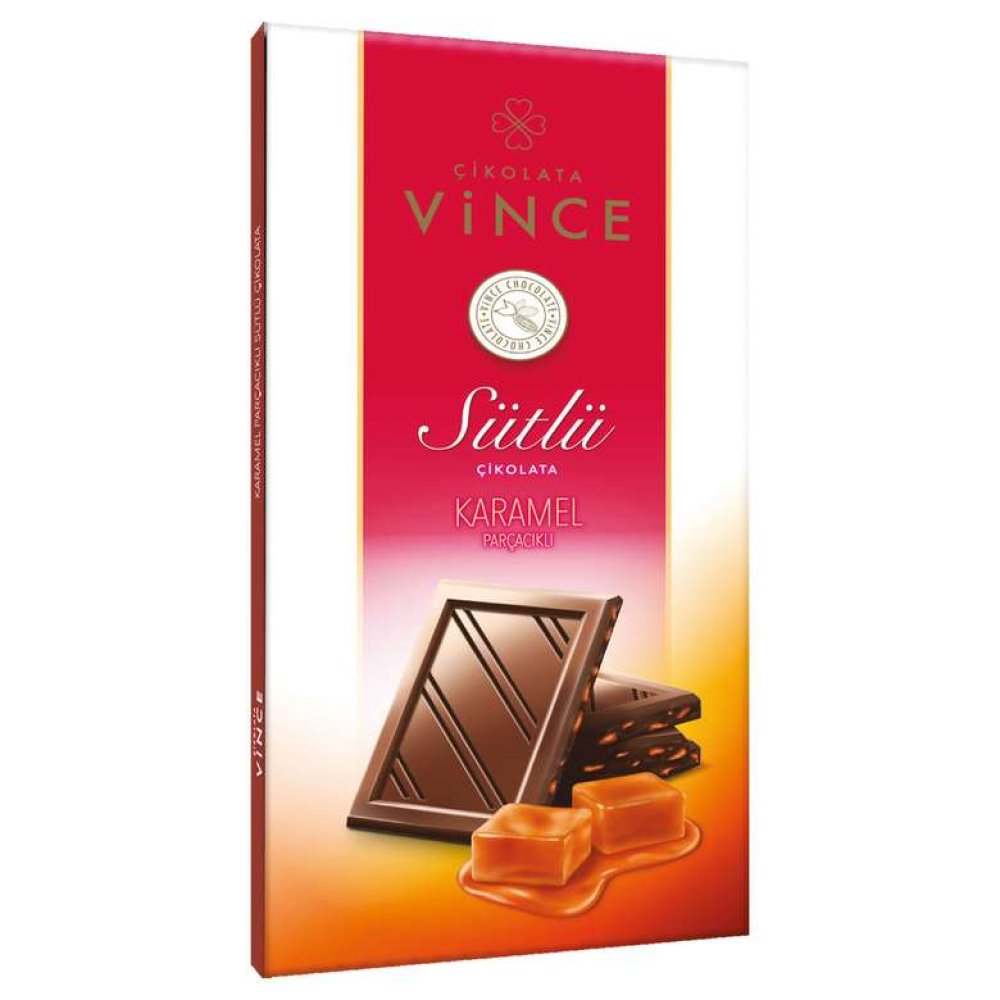 Vince Milk Caramel Chocolate Chip 70 G