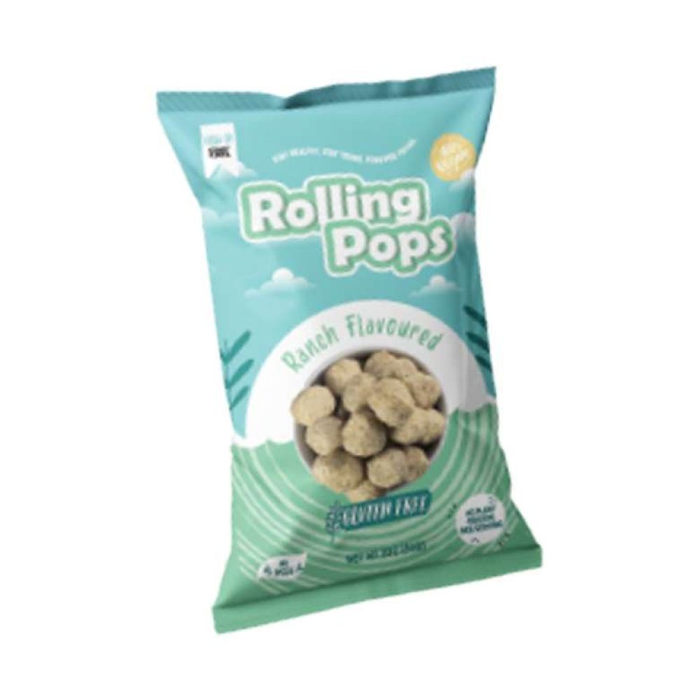 Rolling Pops Chips Chickpea Ranch Flavor 56 G