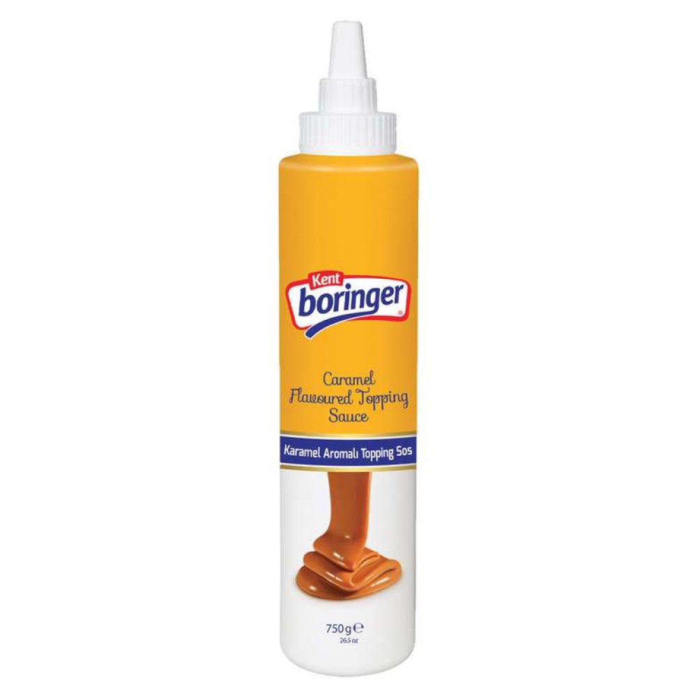 Sauce Pastry Caramel Topping 750G Boringer